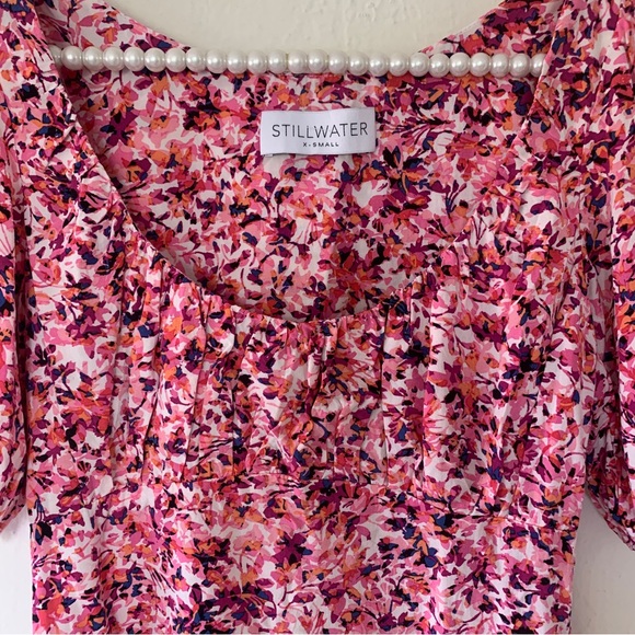 Stillwater The Brand Floral Puff Sleeve Mini Dress - Picture 10 of 14